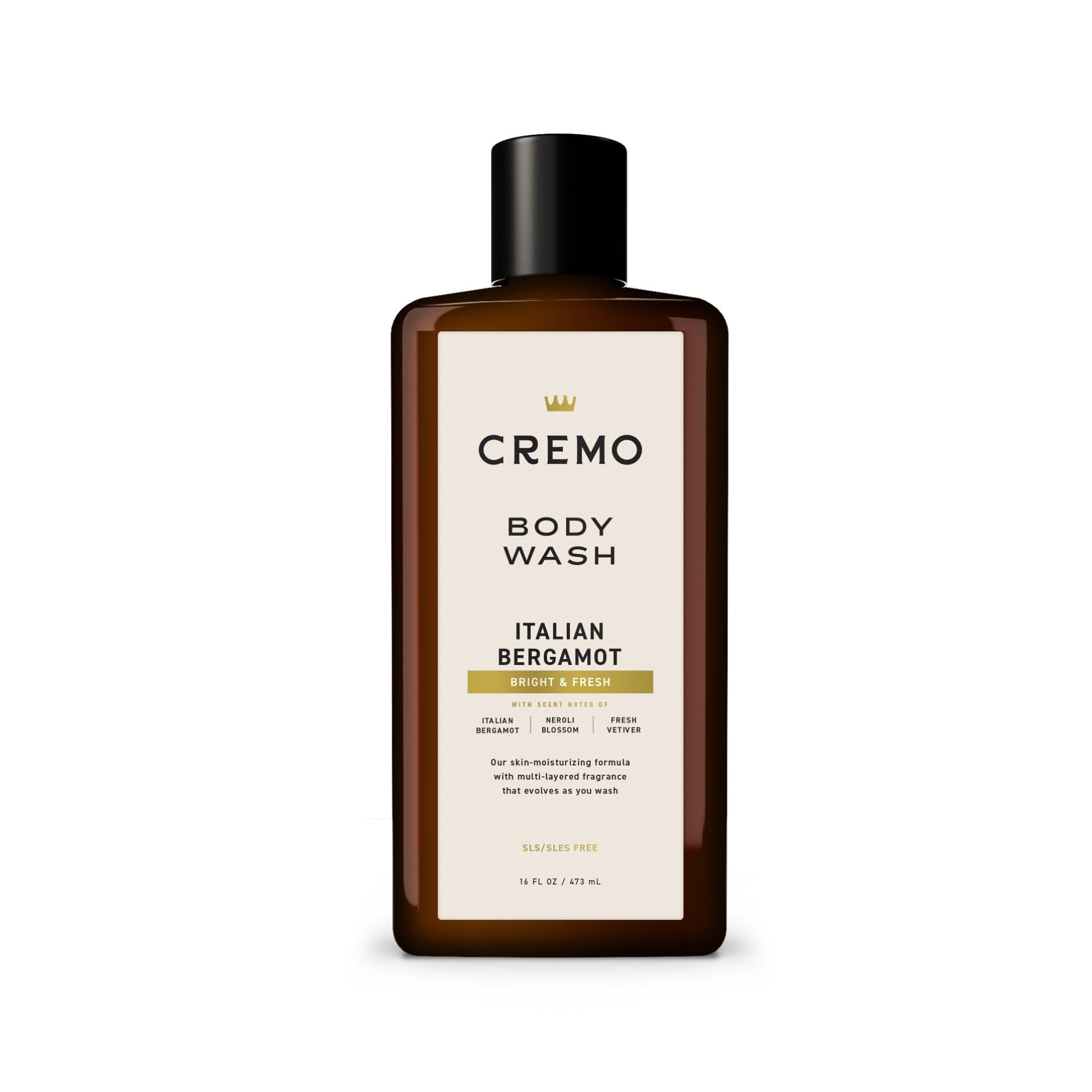 Cremo Reserve Collection Body Wash – Italian Bergamot Men's Shower Gel