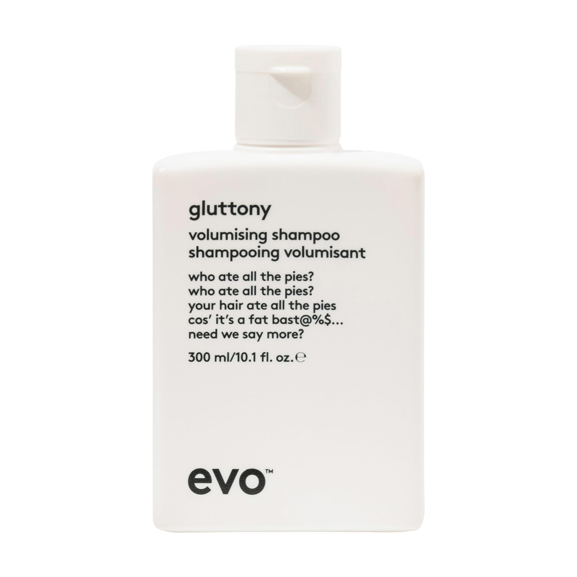 Evo Gluttony Volumising Shampoo – Lightweight Body & Strength – 300ml