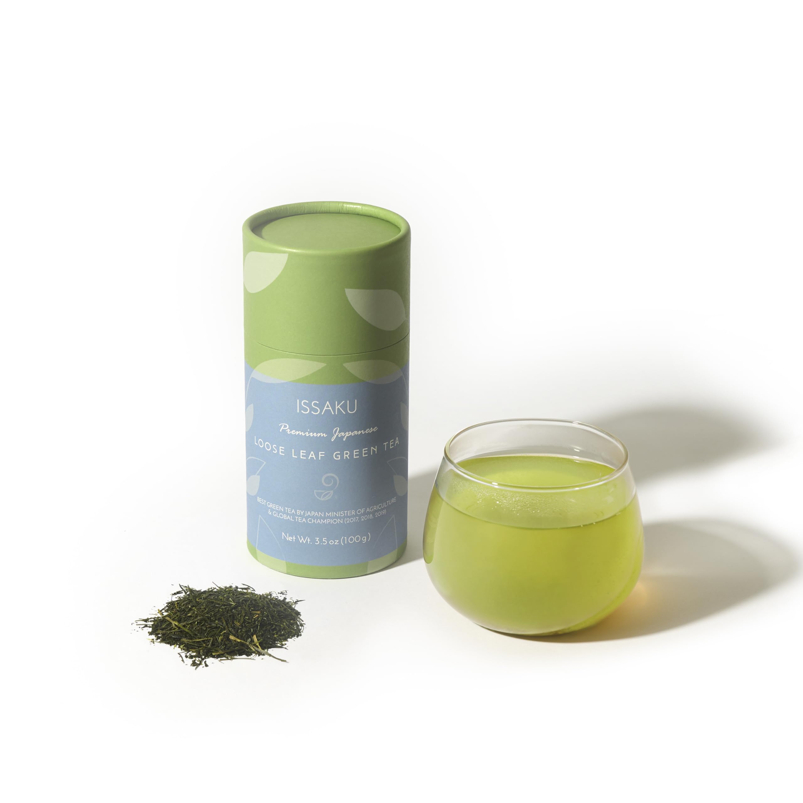 Issaku Fukamushi Sencha Japanese Green Tea - Premium Loose Leaf - 3.5 oz