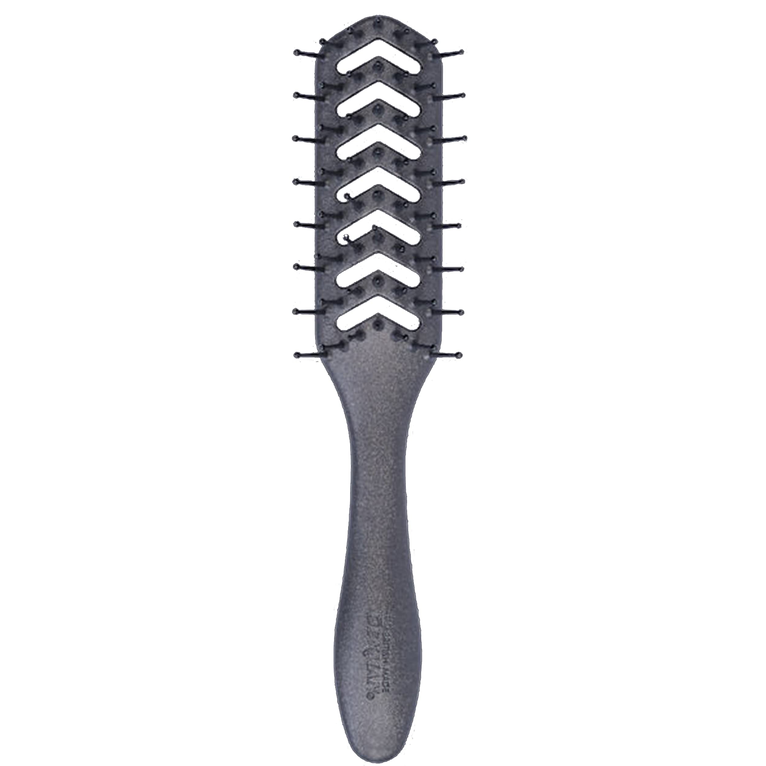 Denman D200 Flexible Vent Brush | Fast Blow Drying & Styling - Pewter