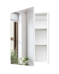 CHOEZON Wall-Mounted Bathroom Medicine Cabinet with Mirror | White