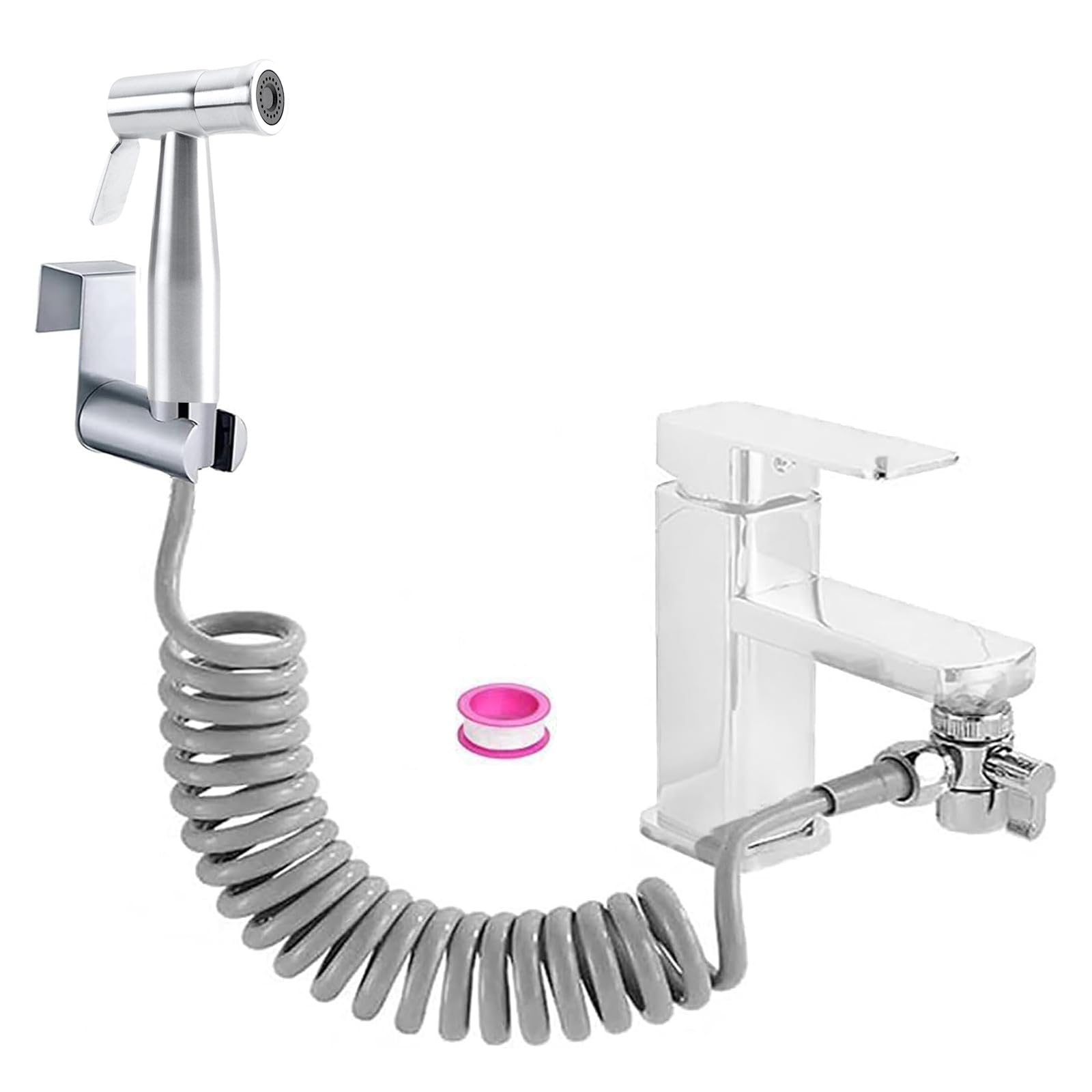 Handheld Bidet Toilet Sprayer – Stainless Steel Shower Set