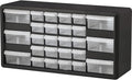 Akro-Mils 10126 26-Drawer Plastic Storage Cabinet - Black Organizer