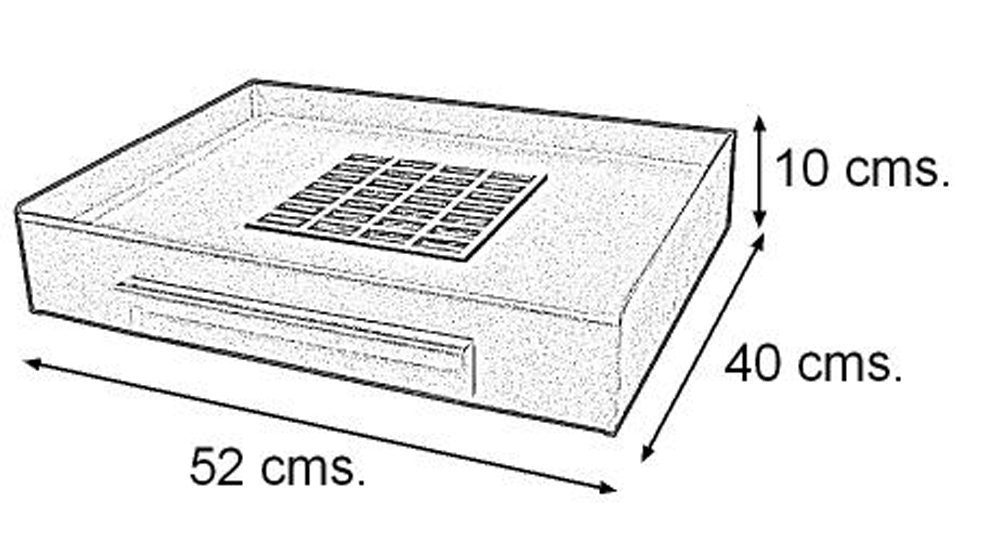 Imex El Zorro Barbecue Drawer - Steel Outdoor Grill - 52 x 40 x 10 cm