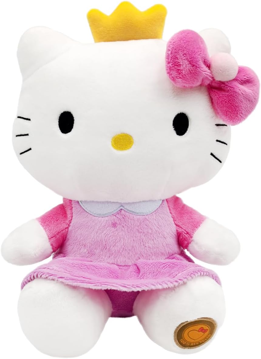Hello Kitty Classic Eco Plush – 24cm Recycled Soft Stuffed Animal