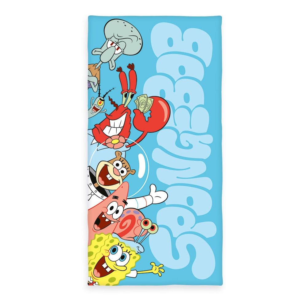 Herding SpongeBob Squarepants Bath Towel – 100% Cotton, 75 x 150 cm