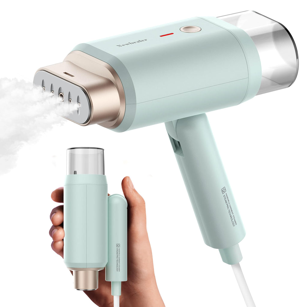 Newbealer Handheld Clothes Steamer - 1200W Portable Travel Garment Steamer