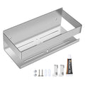 EXLECO Shower Shelf – No Drilling Stainless Steel Bathroom Caddy with Hooks