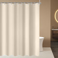 Lerores Beige Shower Curtain – 200x160cm Anti-Mold Waterproof Polyester