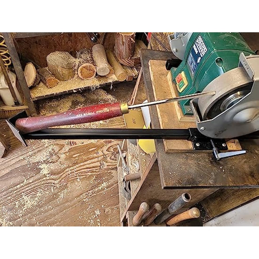 Woodturning Gouge Sharpening Jig for Bench Grinder