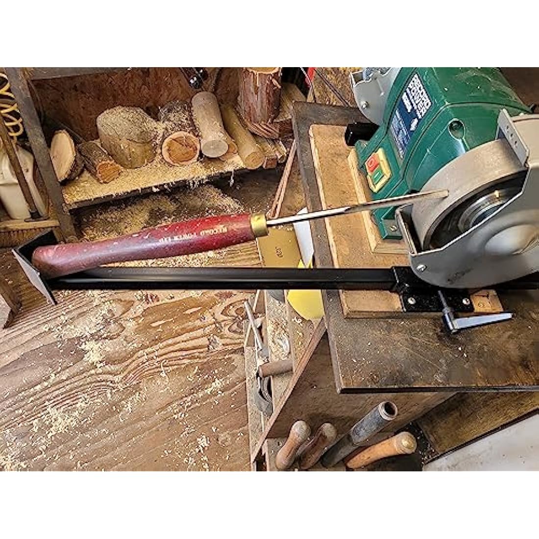 Woodturning Gouge Sharpening Jig for Bench Grinder