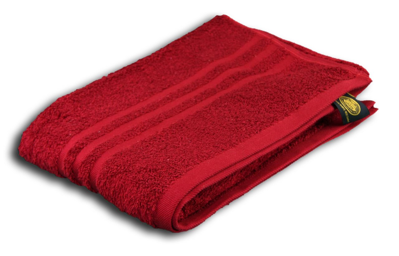 Gözze Sylt Hand Towel Set of 2 | 100% Cotton 440g/m² - Bordeaux