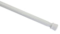 GARDINIA White Metal Tension Curtain Rod | Extendable 60-100 cm