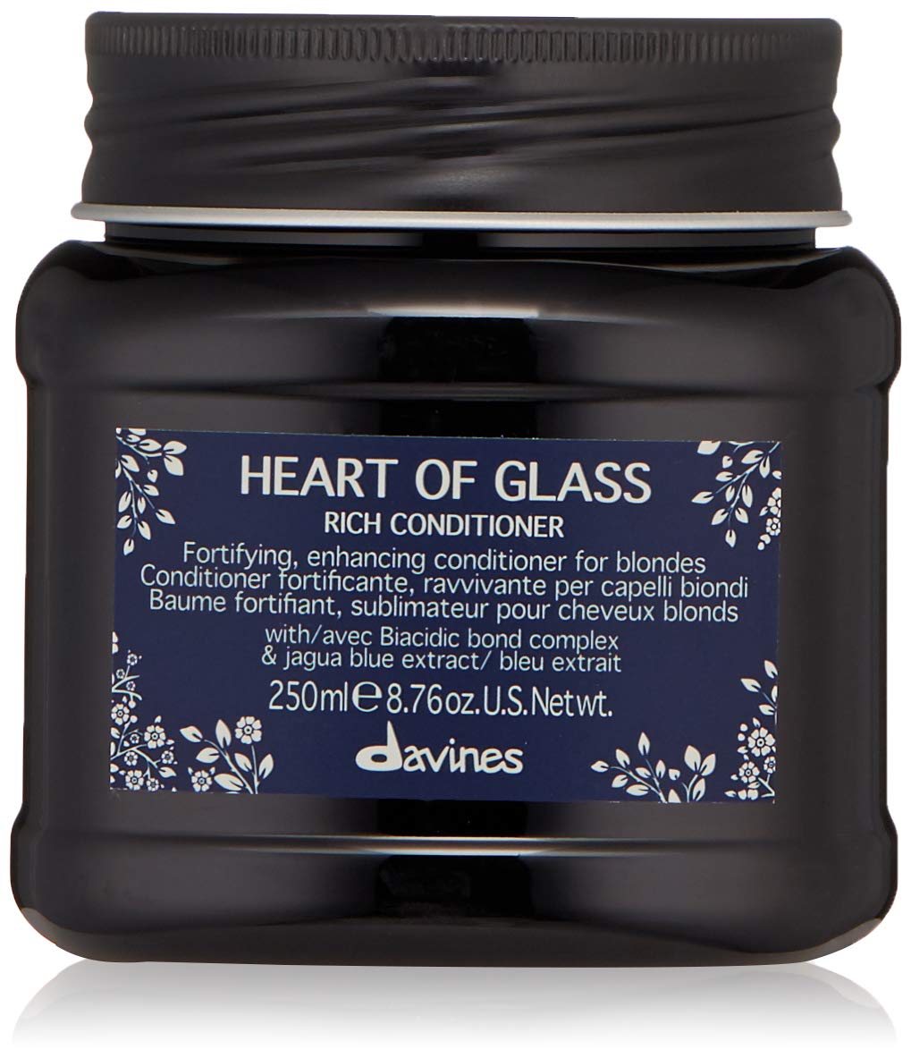 Davines Heart of Glass Rich Conditioner – Strengthening Blonde Care 250ml