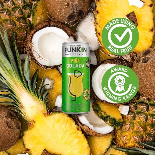 Funkin Pina Colada Nitro Infused Canned Cocktails - 12 x 200ml