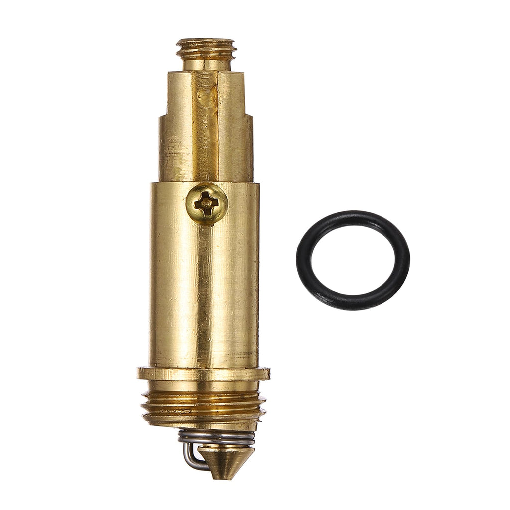 sourcing map Basin Sink Clicker, Replacement Sink Basin Clicker Brass Push Spring Plug for Home Bathroom Bathtub Sinks Drain Stopper - image 1