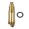sourcing map Basin Sink Clicker, Replacement Sink Basin Clicker Brass Push Spring Plug for Home Bathroom Bathtub Sinks Drain Stopper - image 1
