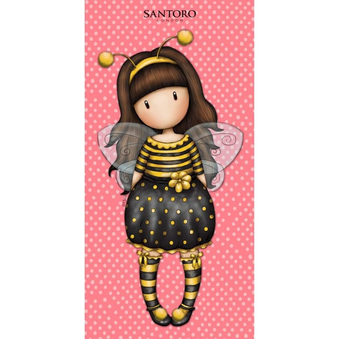 Santoro Gorjuss Just Bee-Cause Beach Towel - 100% Cotton - 150x75cm
