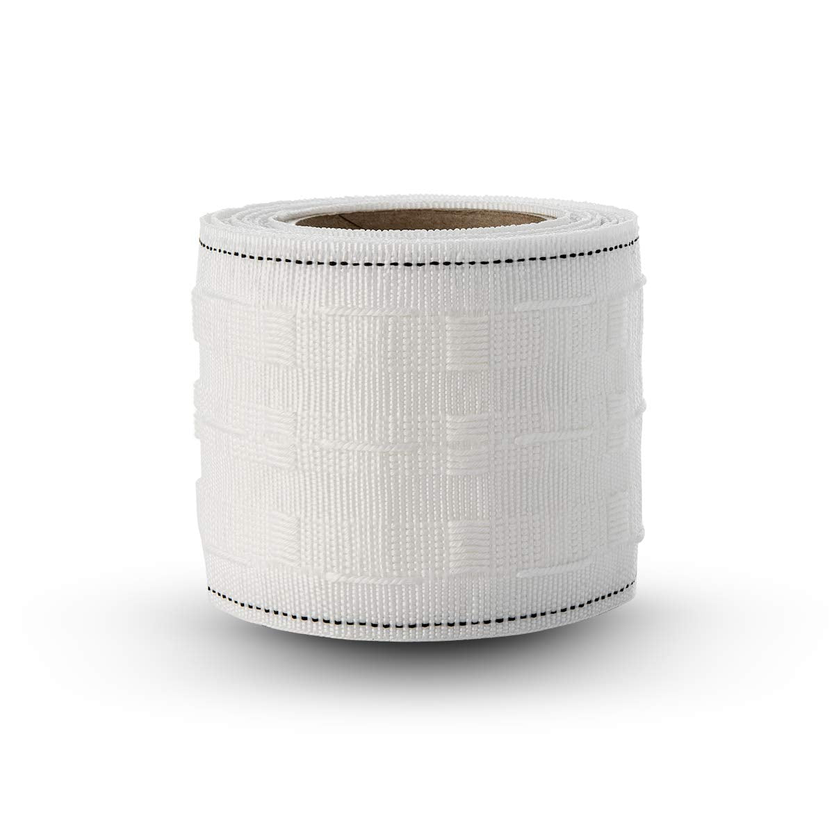 White Pencil Pleat Curtain Header Tape - 75mm 3 Inch 10m