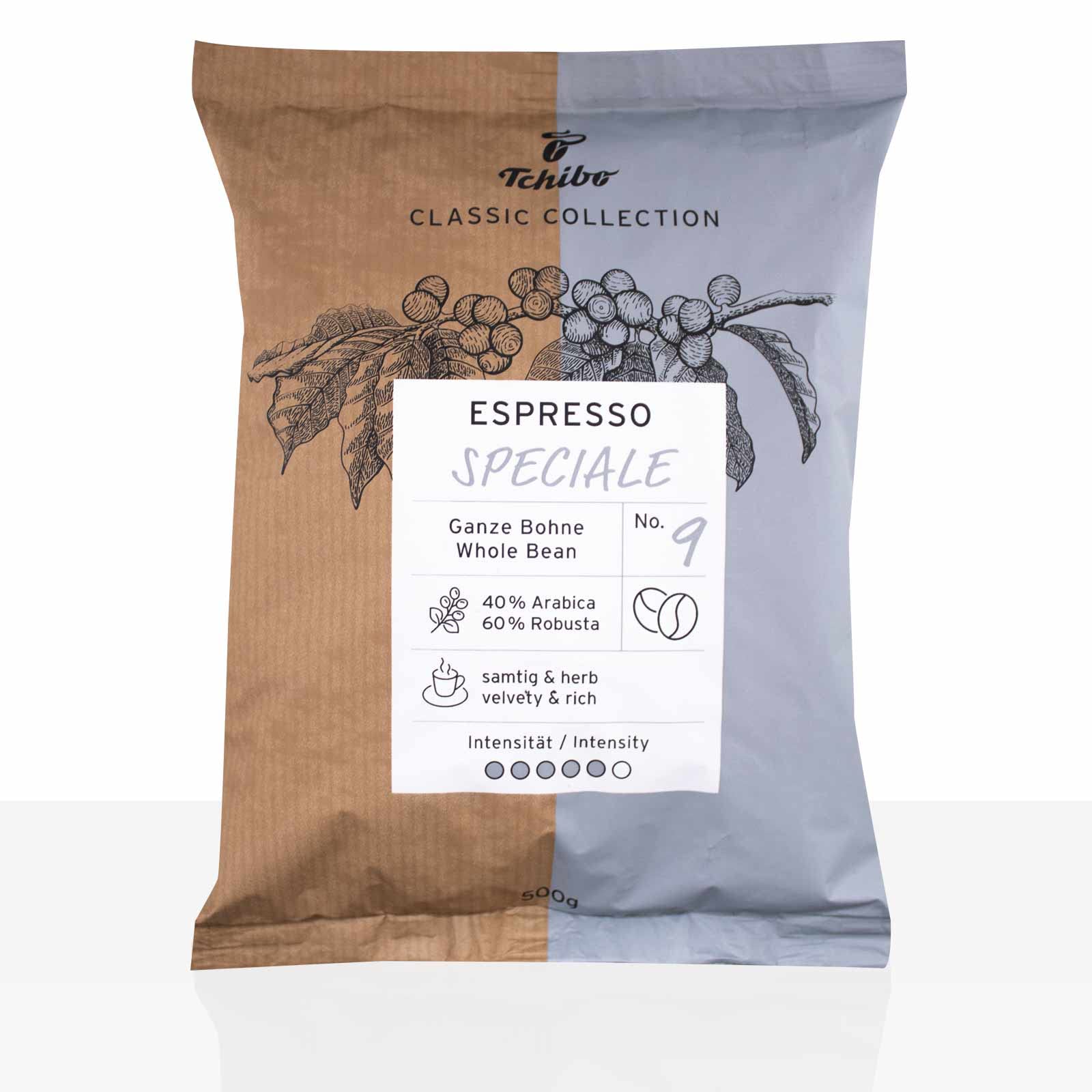 Tchibo Cafe Espresso Speciale - 500g Whole Bean Arabica Robusta Blend
