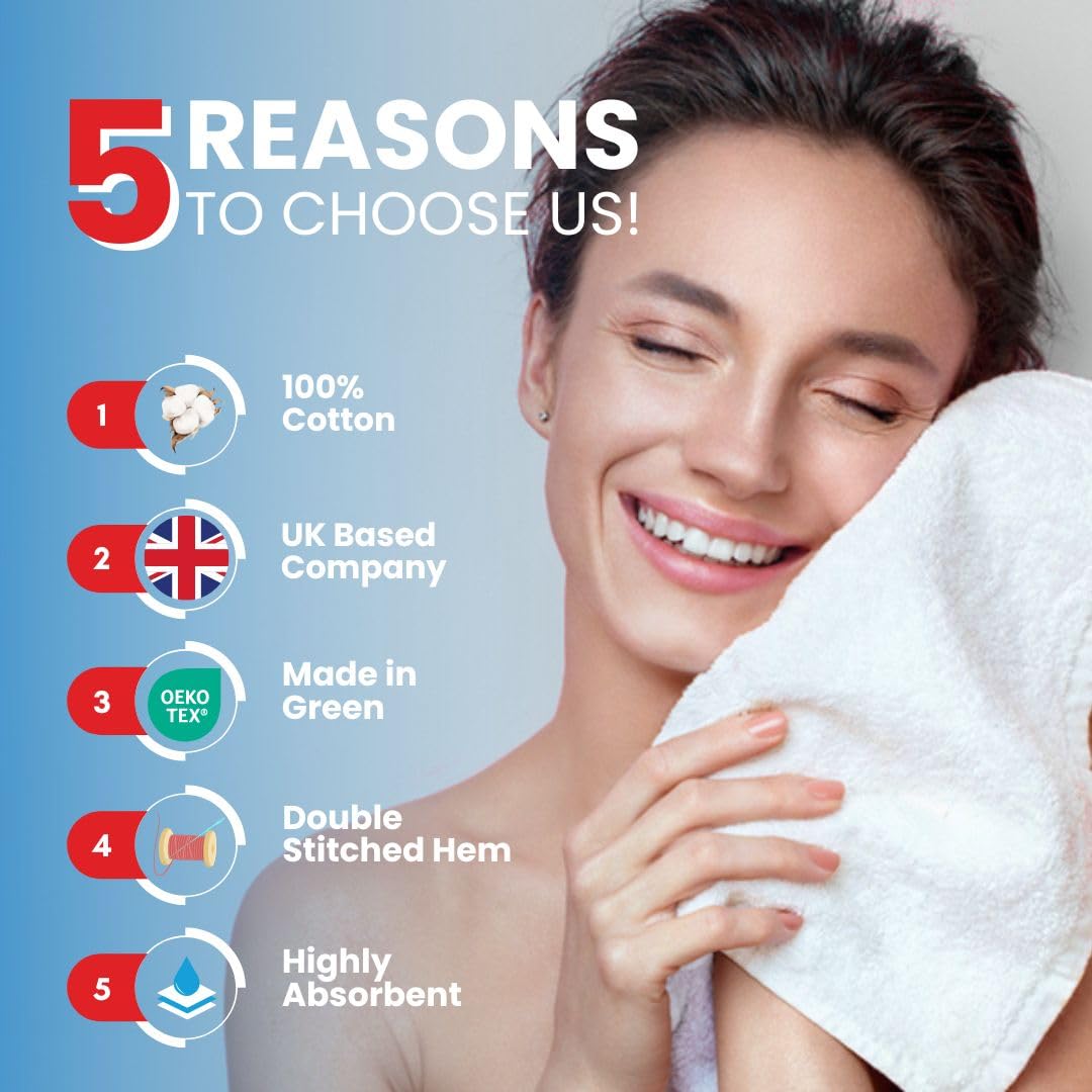Infinitee Xclusives 100% Cotton Luxury Wash Cloths for Showering - 12 Pack - image 2