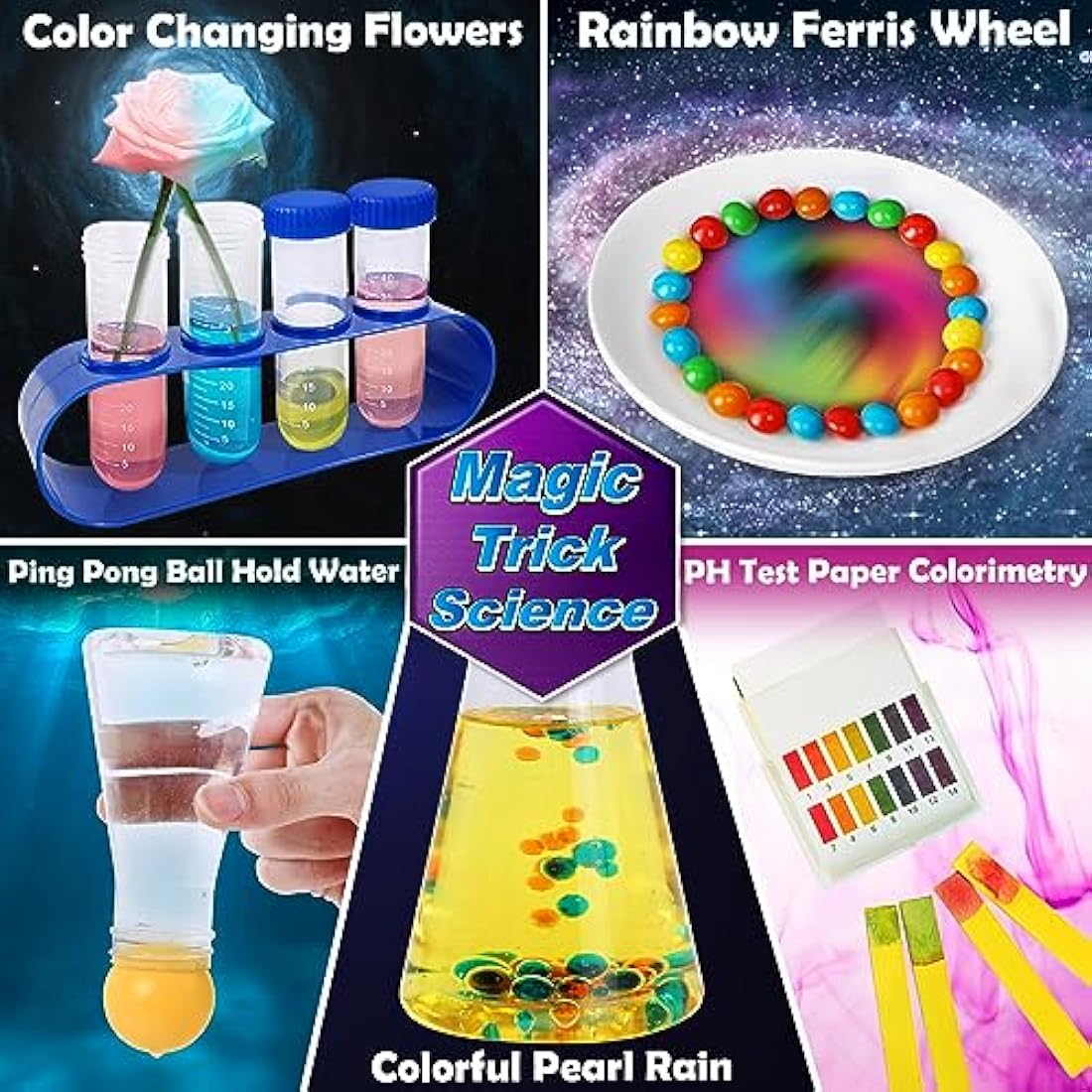 UNGLINGA 150 Experiments Science Kit | STEM Chemistry Set for Kids