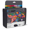 Winsor & Newton Promarker Set of 24 – Dual Tip Alcohol Based Markers