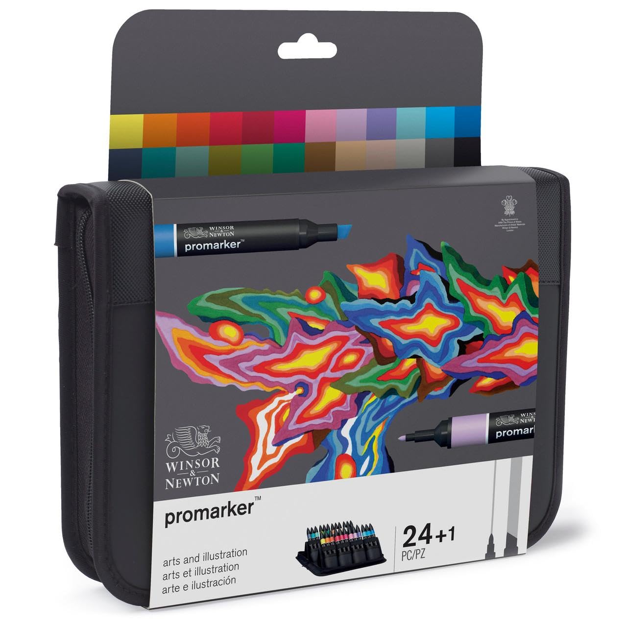 Winsor & Newton Promarker Set of 24 – Dual Tip Alcohol Based Markers