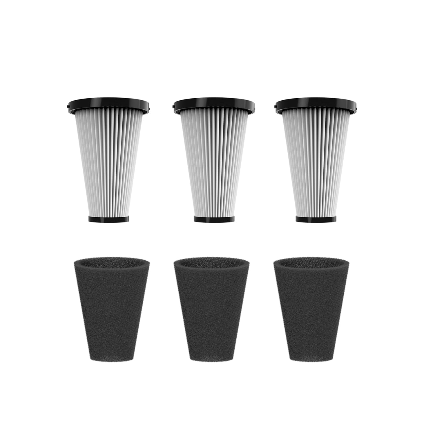 HEPA Filter for Vexilar C8 Corded Stick Vacuum (3-Pack)