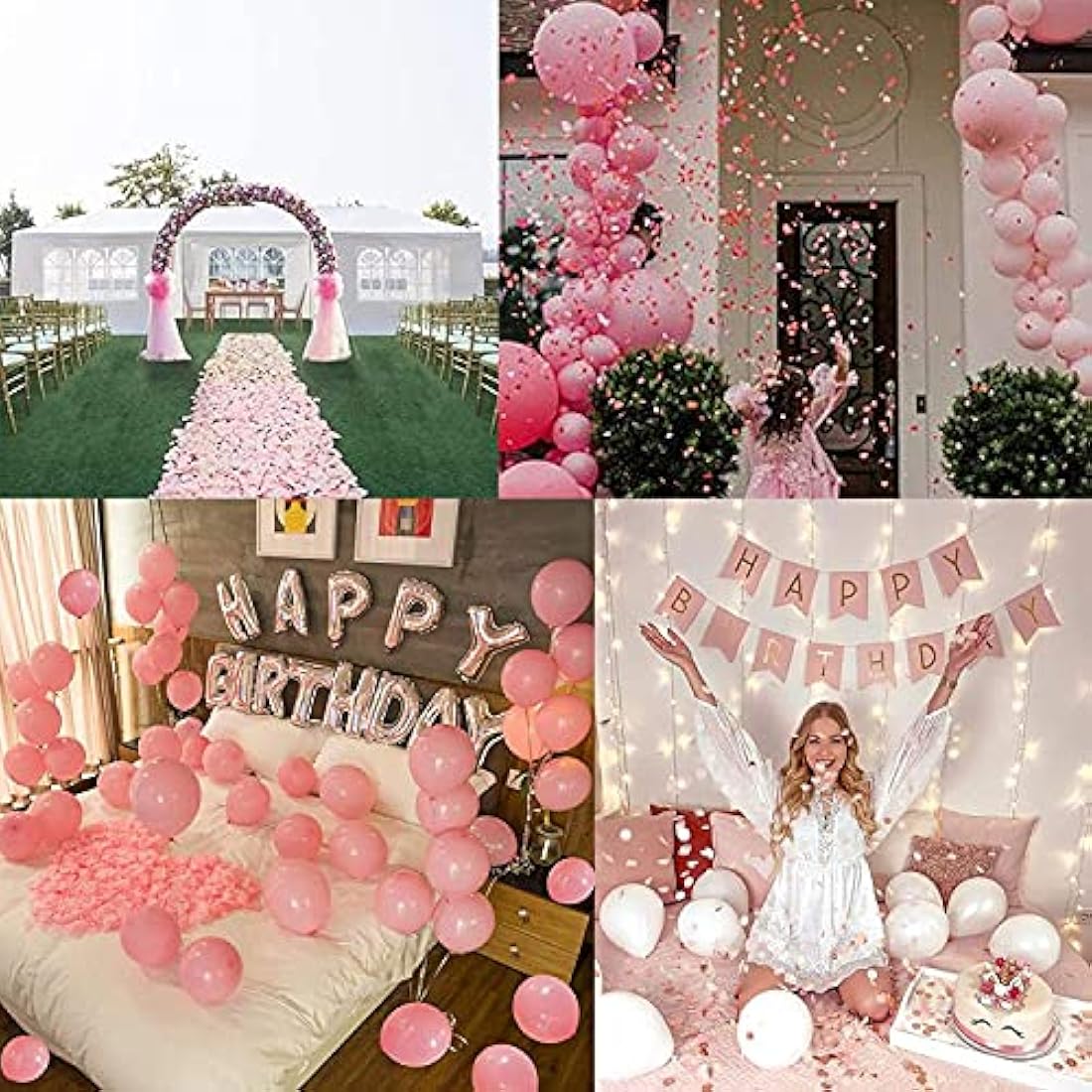 4000pcs Silk Rose Petals for Wedding Decor - White