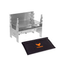 FENNEK Light Portable Charcoal Grill – Stainless Steel Camping Barbecue