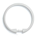 Kenney Rust-Proof Plastic Shower Curtain Rings – Easy Snap Closure, 12-Pack
