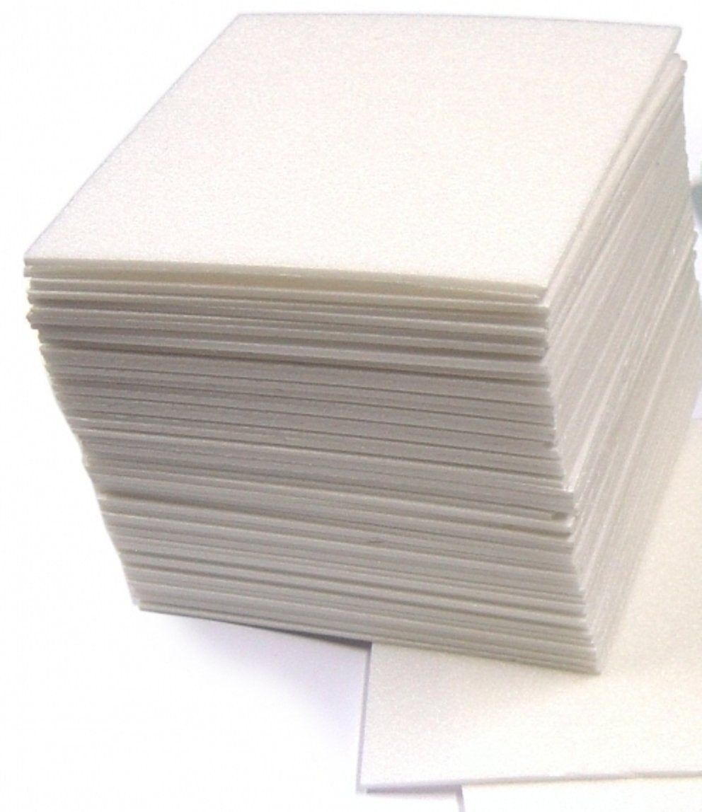 Lexicon Select Safe Print Lino Block Printing Tiles - 50 Pack Polystyrene