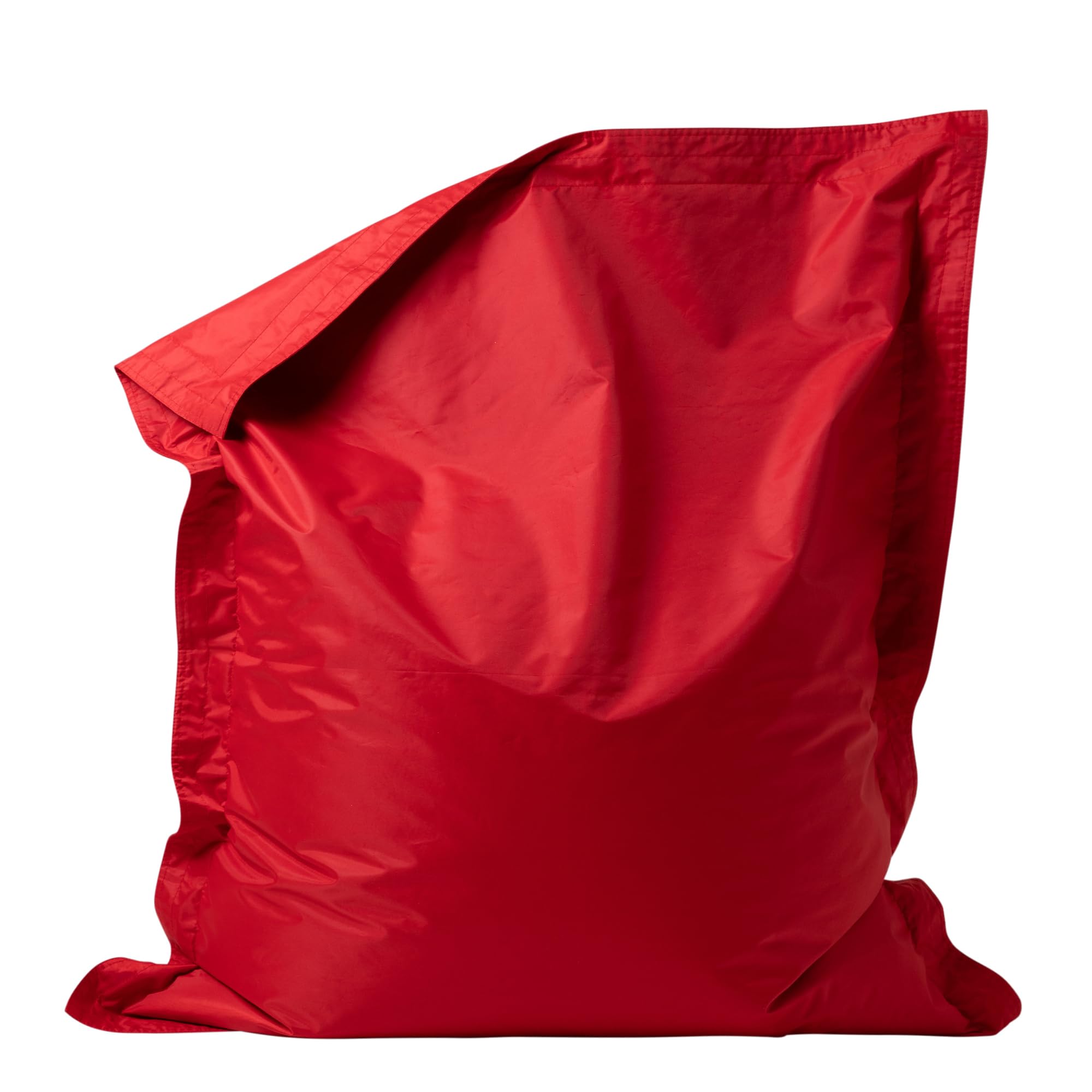 Bean Bag Bazaar Kids Bean Bag – Water-Resistant Outdoor Floor Cushion, Red