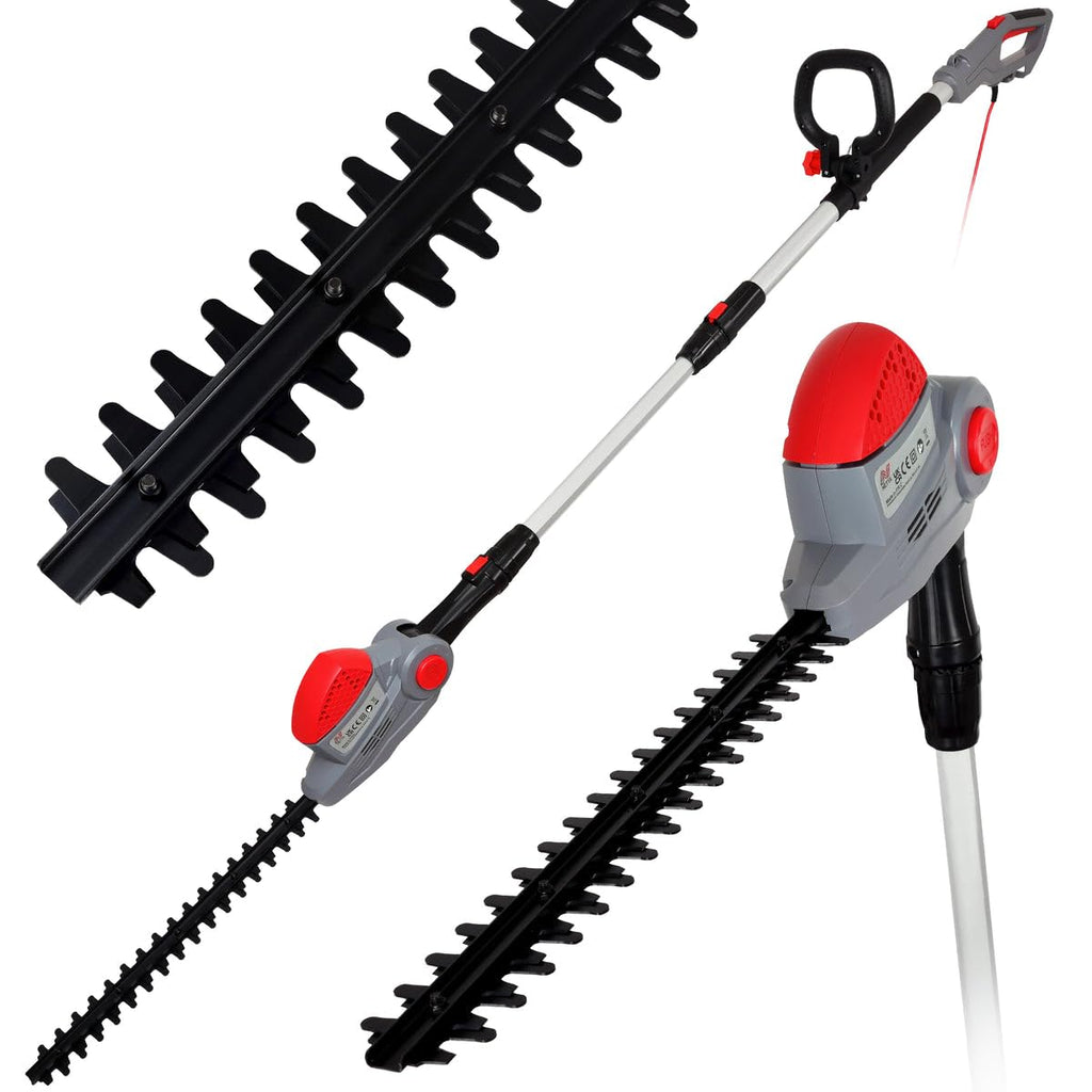 NETTA Pole Hedge Trimmer | 550W Long Reach 2.7m Extendable Electric Tool