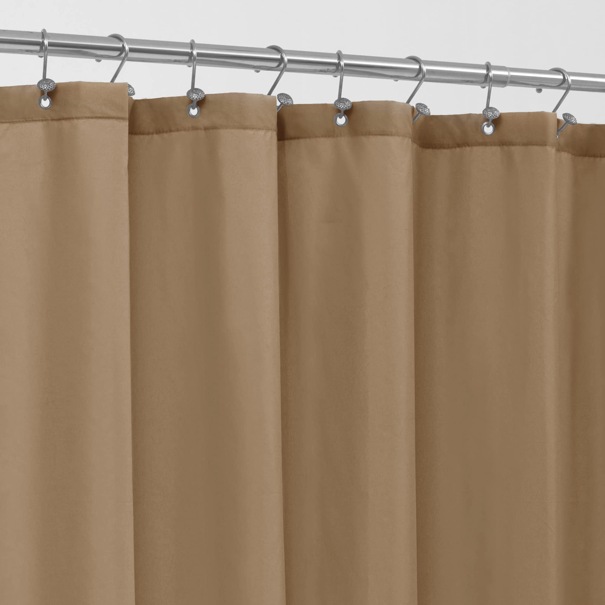 Alyvia Spring Waterproof Fabric Shower Curtain | Weighted Hotel Quality