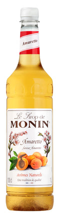 Monin Amaretto Syrup 1L | Natural Coffee & Cocktail Flavoring