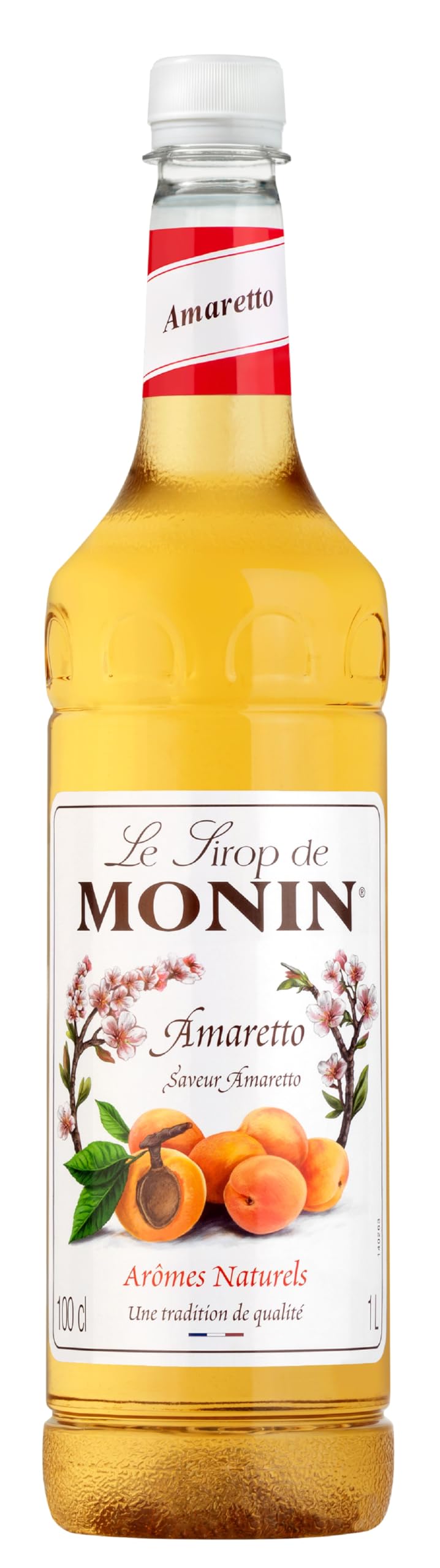 Monin Amaretto Syrup 1L | Natural Coffee & Cocktail Flavoring