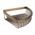 Fockety Retro Brass Corner Shower Caddy – Rust Resistant Wall Mounted Rack