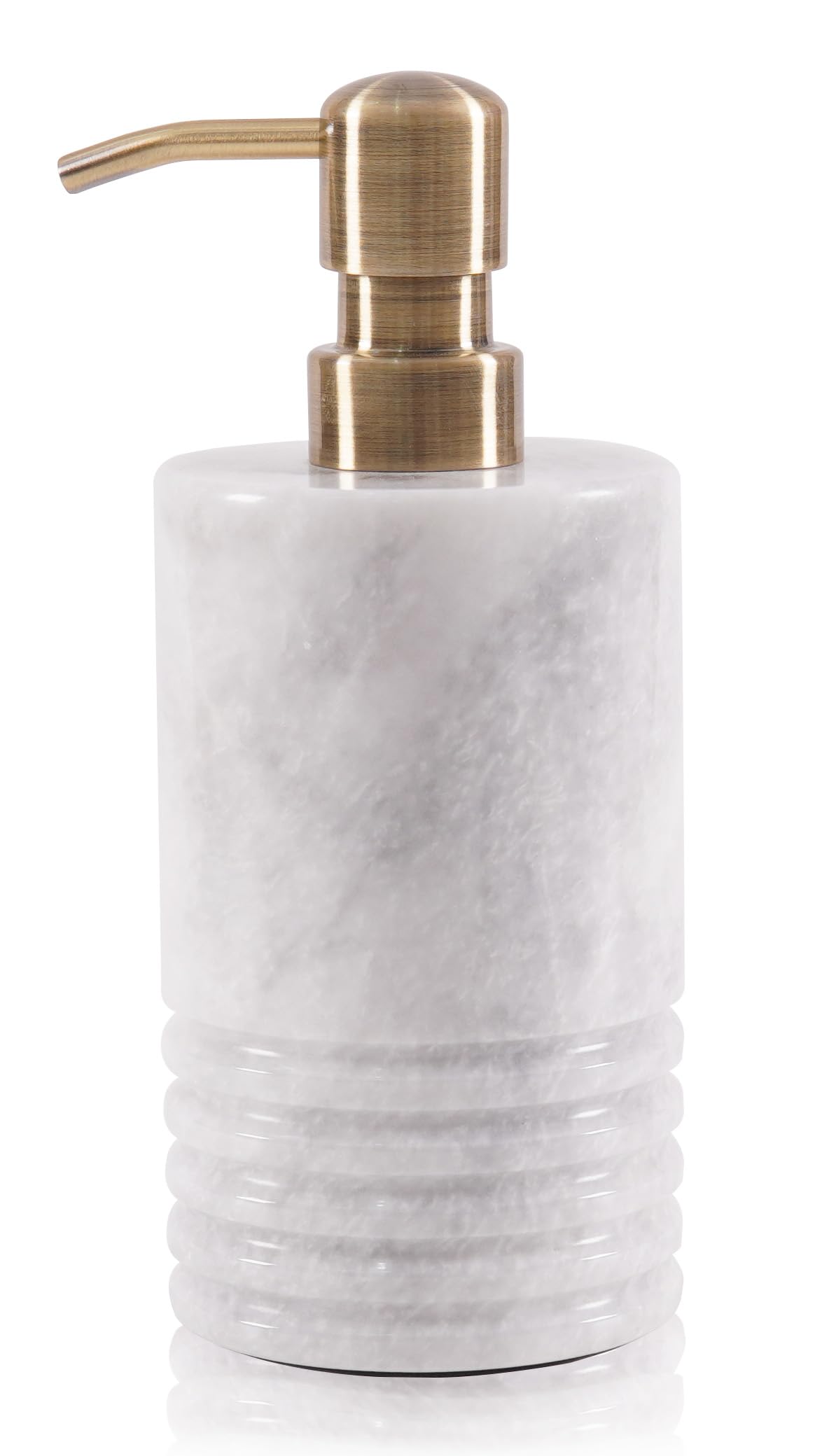 Radicaln White Marble Liquid Soap Dispenser – 7.5" Handmade Pump