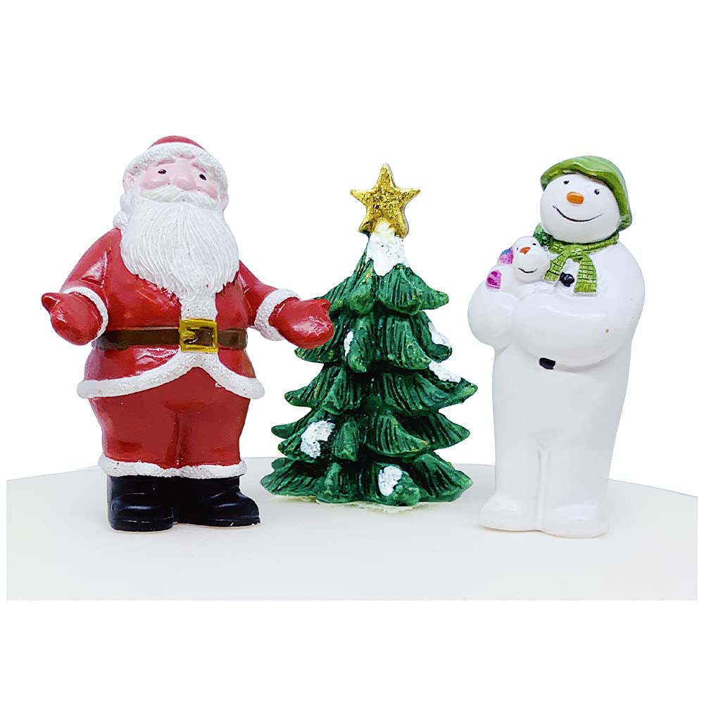 Anniversary House The Snowman and The Snowdog 3-Piece Resin Cake Toppers
