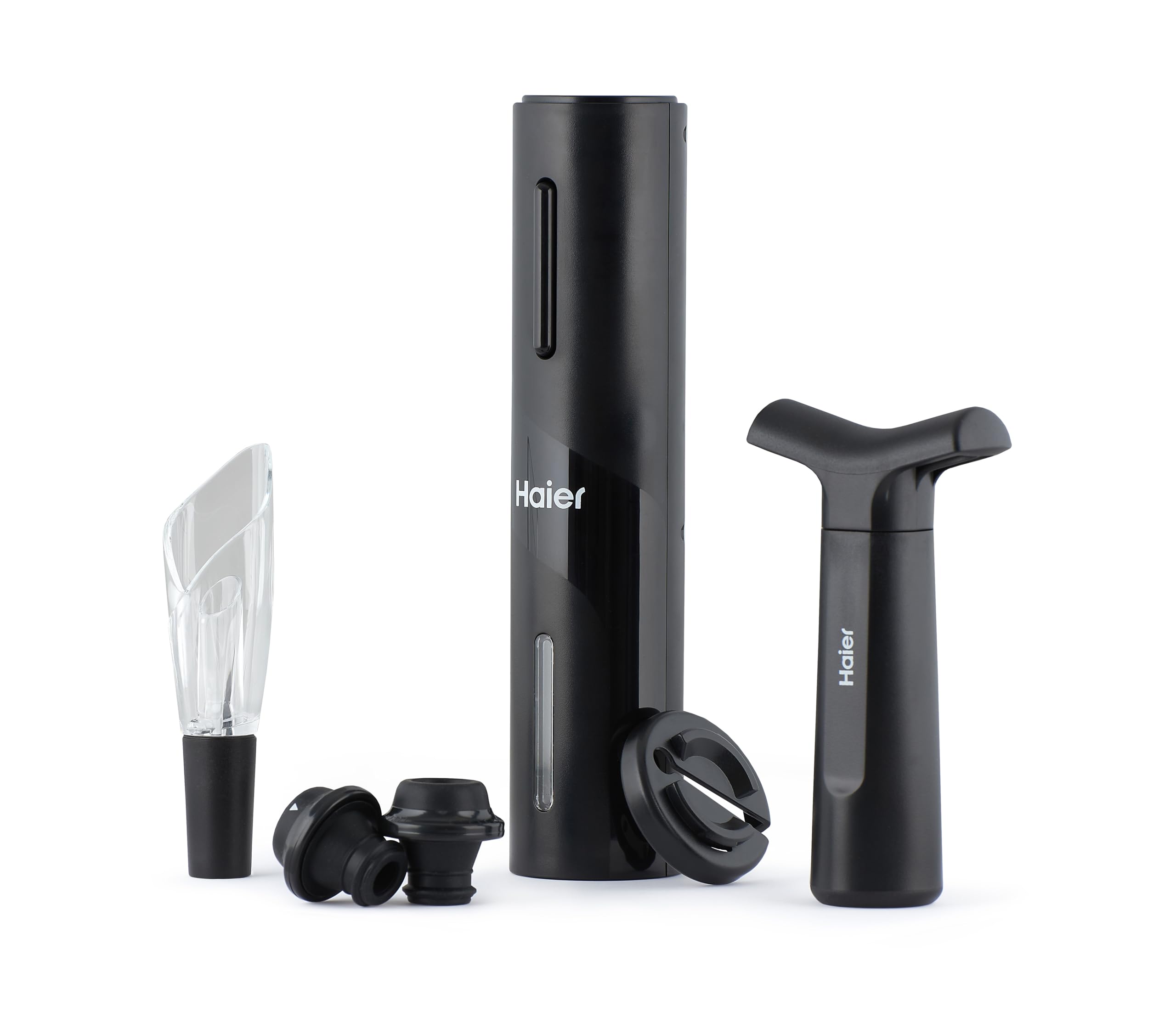 Haier 6-in-1 Electric Wine Opener Set | USB Rechargeable Gift Kit