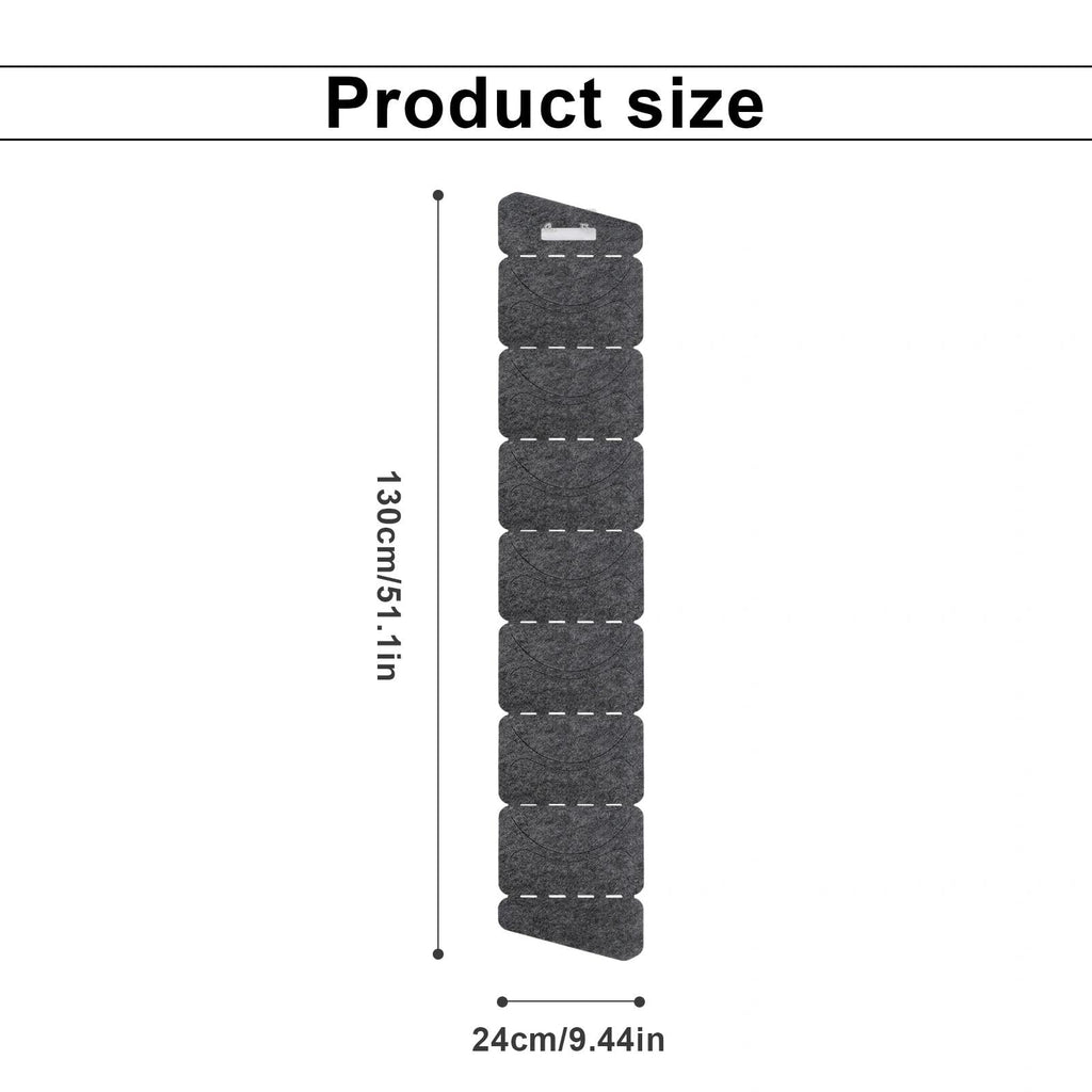 SHENGYIG Cap Organiser for Door – 7 Pockets Hanging Storage, Single Row & Foldable Hat Rack for Baseball Caps, Men’s & Women’s Hats - image 3