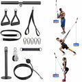 Lyndwin 3-in-1 Cable Pulley System Home Gym with Tricep Rope & Bar