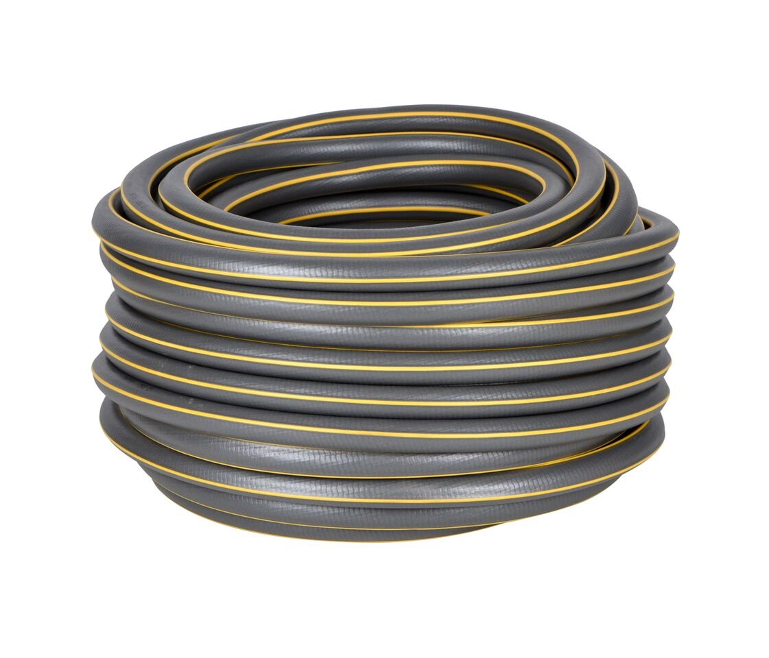 Hozelock Tricoflex Ultramax Anti-Kink Garden Hose - Grey, 12.5mm x 25m