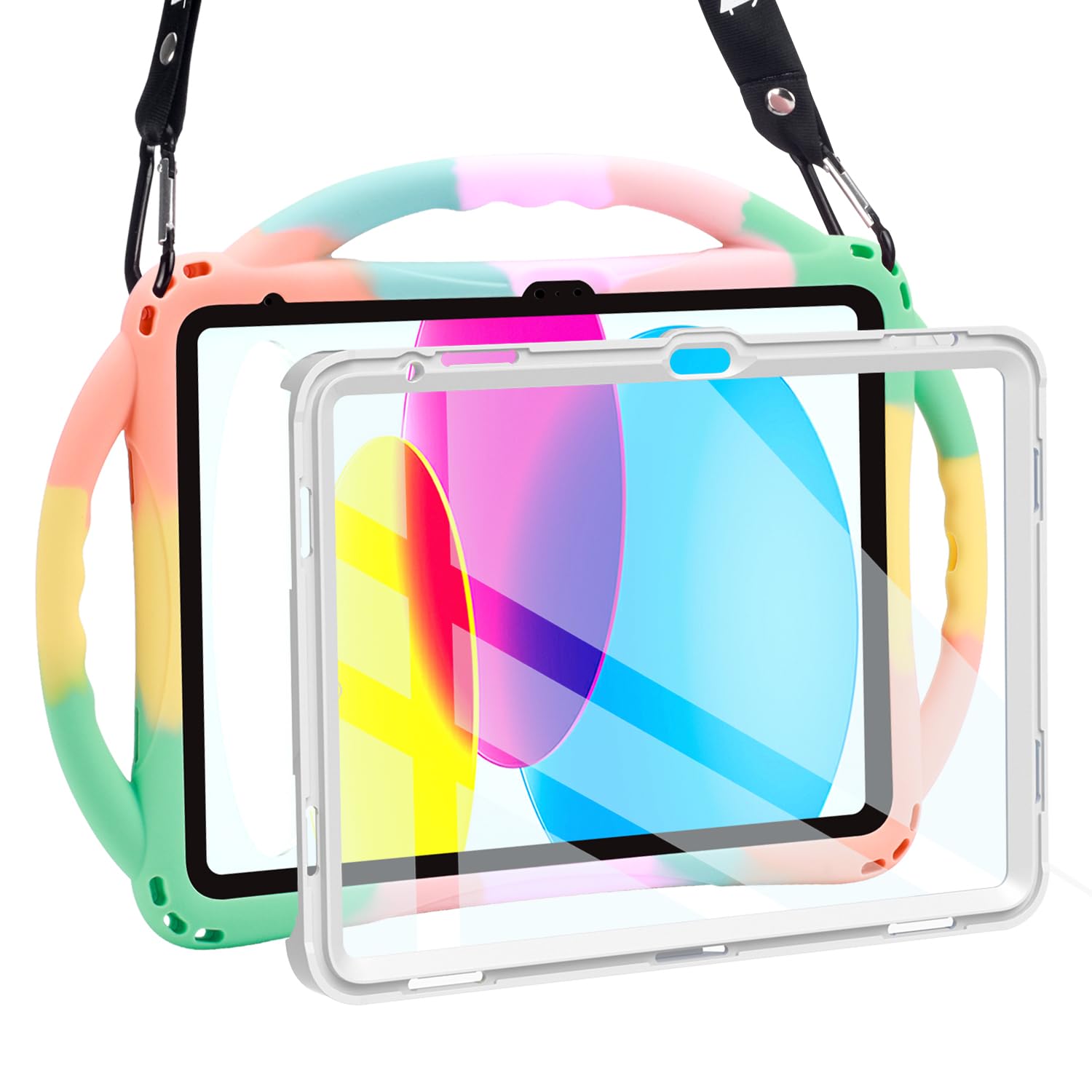 TOPESCT Kids Case for iPad 11th/10th Gen – Shockproof Silicone Cover