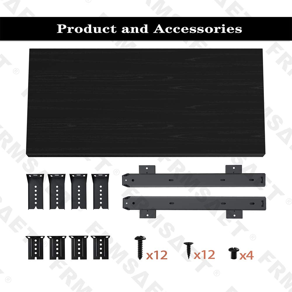FRMSAET Office Product 20/24/30 inch Keyboard Drawer Tray24 inch, Black