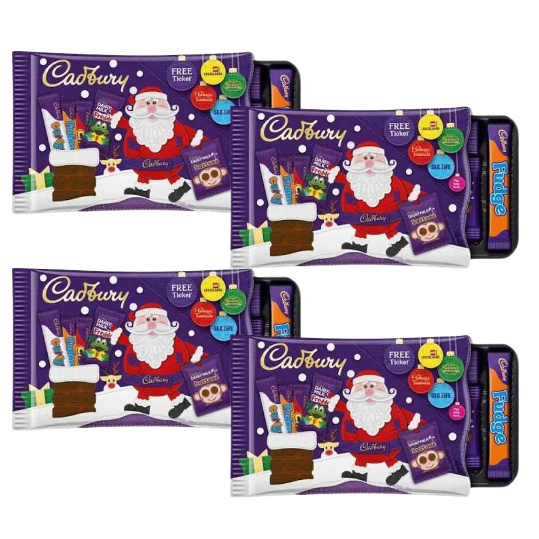 Cadbury Kids Dairy Milk Selection Pack 78g - 4 Pack Christmas Chocolate