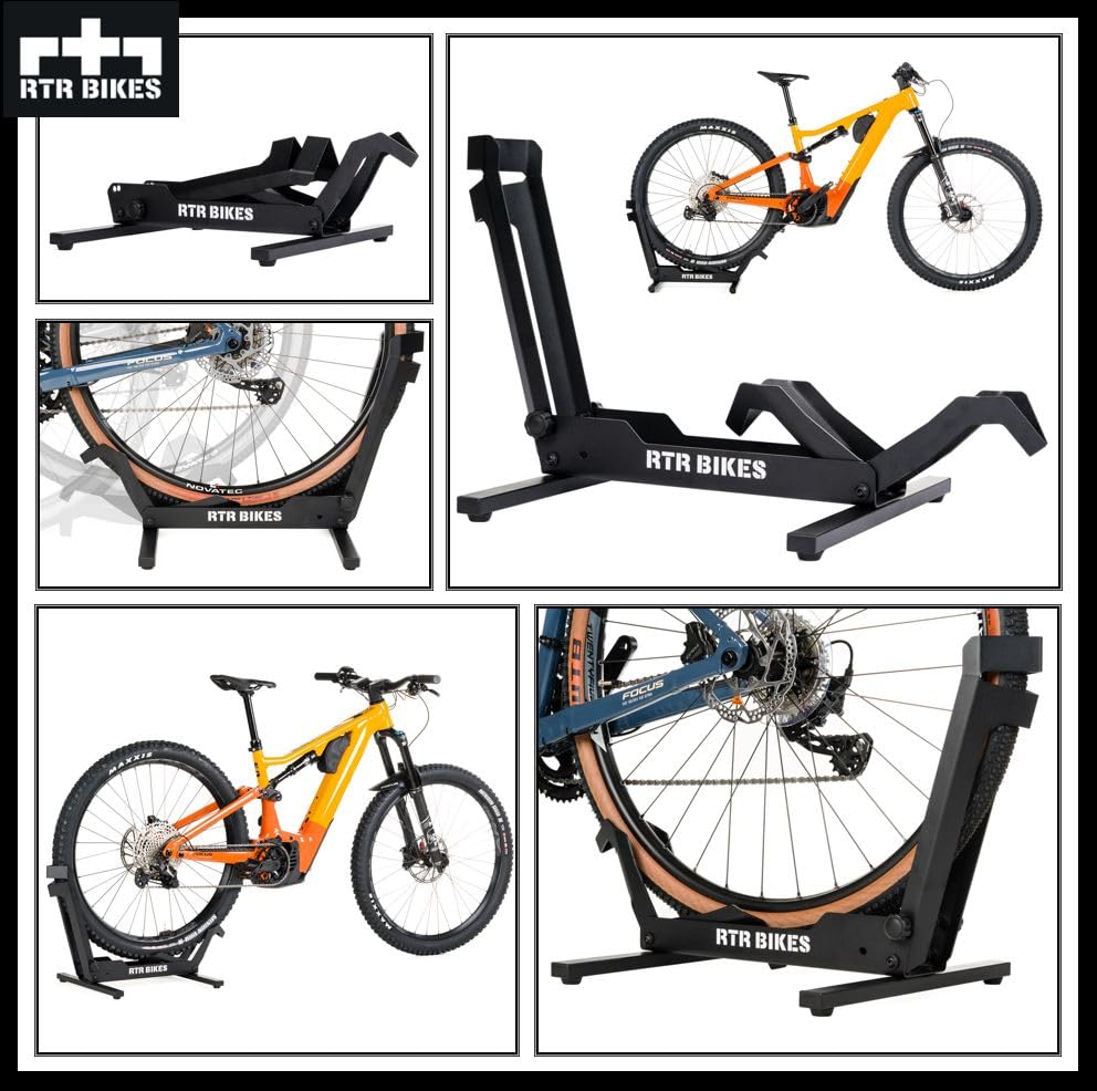 RTR BIKES Brutus Professional Bike Stand – Heavy Duty Storage for 26-29"