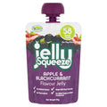 JellySqueeze Apple & Blackcurrant Fruit Jelly – 16 x 95g Vegan Pouches